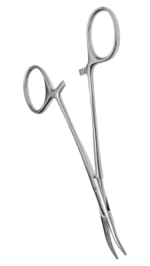 Ophthalmic Instrument: General Forceps, Mosquito Forceps, Curved