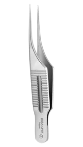 Ophthalmic Instrument: Fixation Forceps, Corneal Forceps, Straight, Tying Platforms