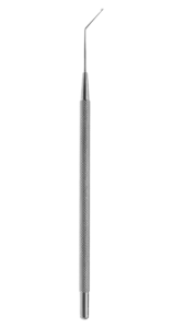 Ophthalmic Manipulator, Kuglen Iris Hook, K-Shaped Tip