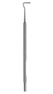 Portrait Picture of a recyclable ophthalmic Jameson Strabismus Hook